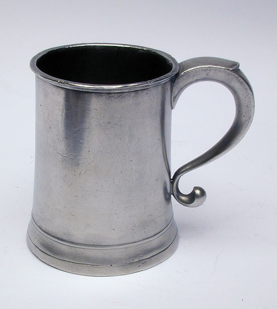 A Pint Export Pewter Mug by Edgar Curtis & Co