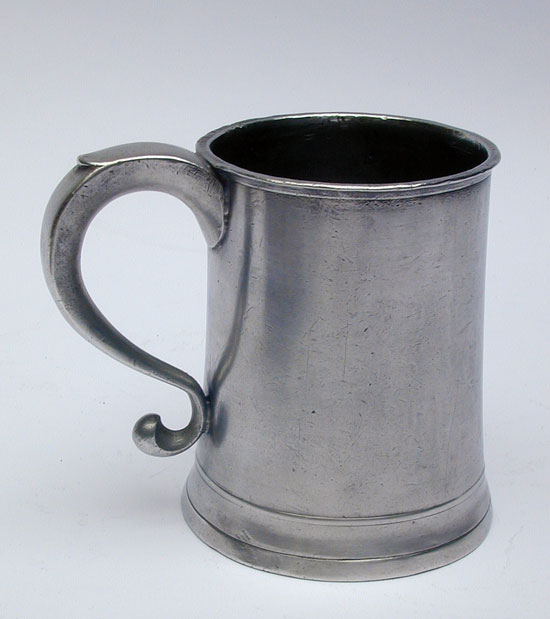 A Pint Export Pewter Mug by Edgar Curtis & Co