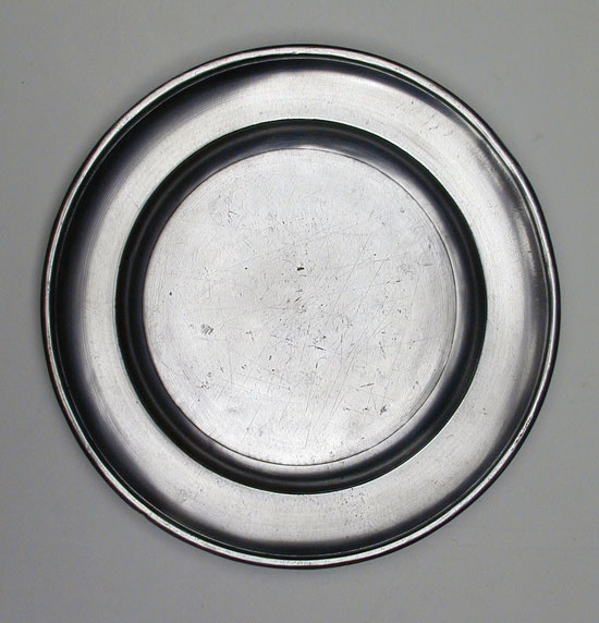 A Most Unusually Marked Samuel Danforth Pewter Plate