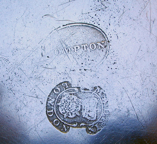 An Export Pewter Plate by Compton