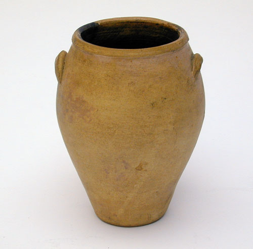 A Miniature Stoneware Ovoid Jar