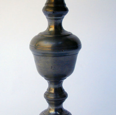 A Most Handsome Continental Pewter Chalice