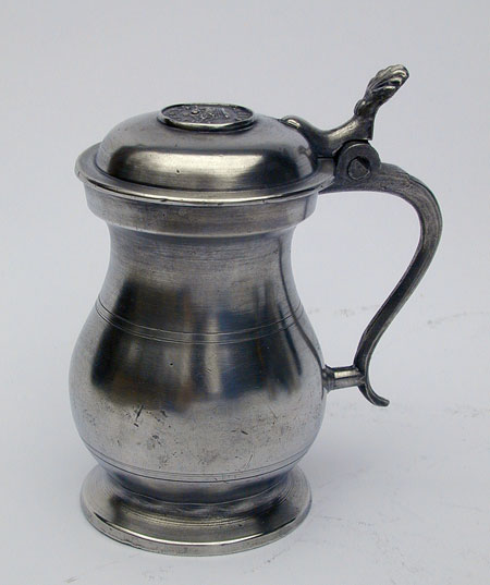 A Gill Glasgow Pewter Measure