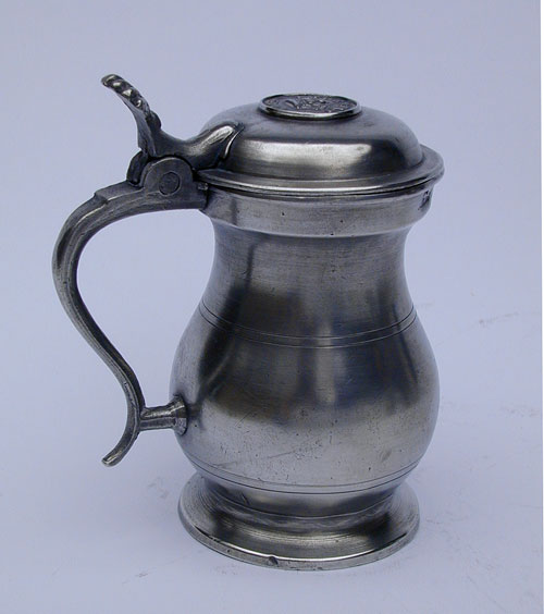 A Gill Glasgow Pewter Measure