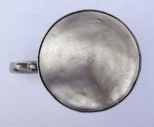 A Quart Pewter Mug by Samuel Hamlin