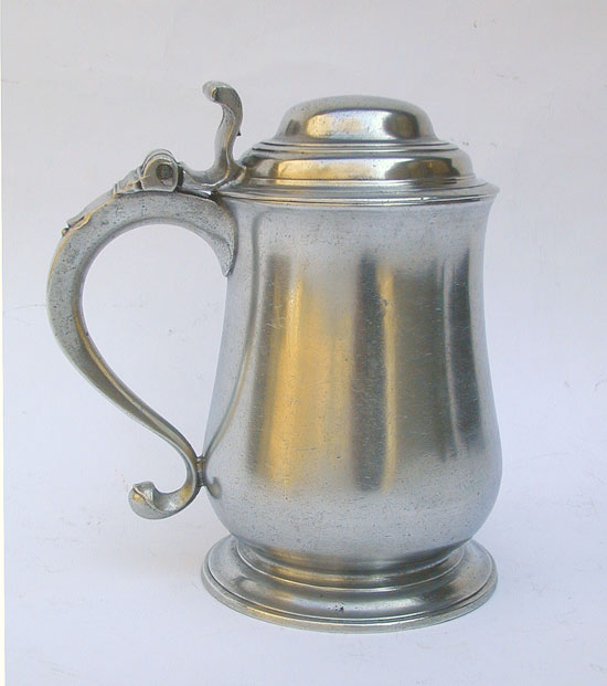 A Tulip From Export Pewter Tankard by Samuel Ellis