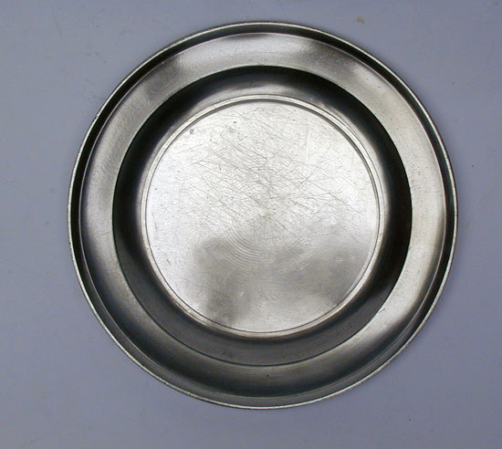 A Pewter Plate by 