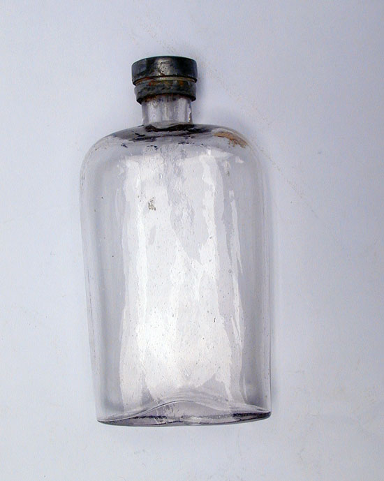 A Glass Flask with Civil War Era Inscription