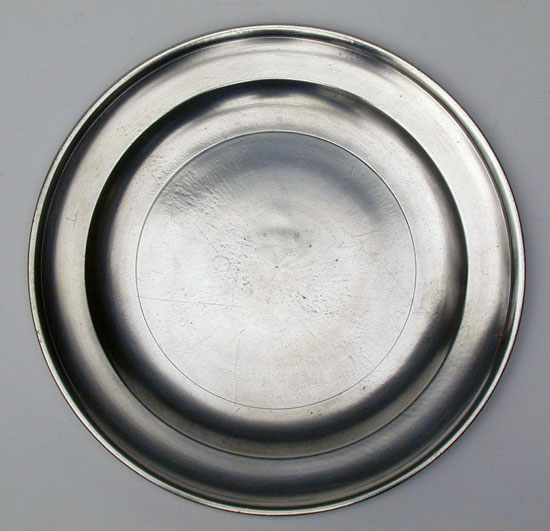 A Near Mint Pewter Plate by Richard Austin