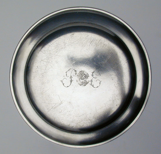 A Near Mint Pewter Plate by Richard Austin
