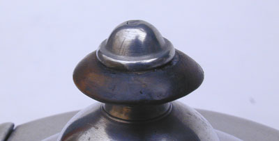 A One Cup Unmarked Boardman Pewter Teapot