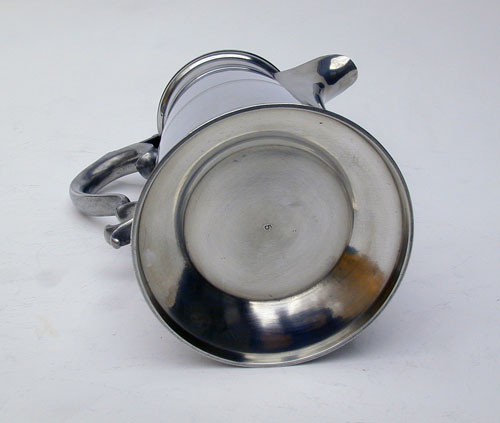 An Unmarked Pewter Flagon by Leonard, Reed, and Barton