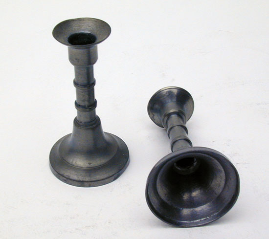 A Pair of Miniature English Candlesticks