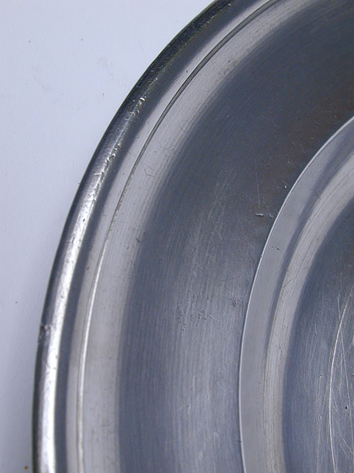A Pewter Plate by Ashbil Griswold