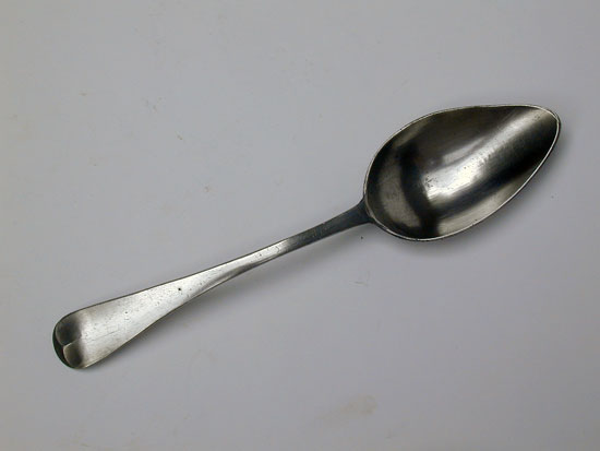 An Export Pewter Tablespoon by  Thomas & Townsend Compton