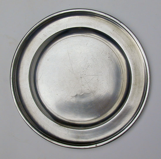 A Near Mint Edward Danforth Pewter Plate