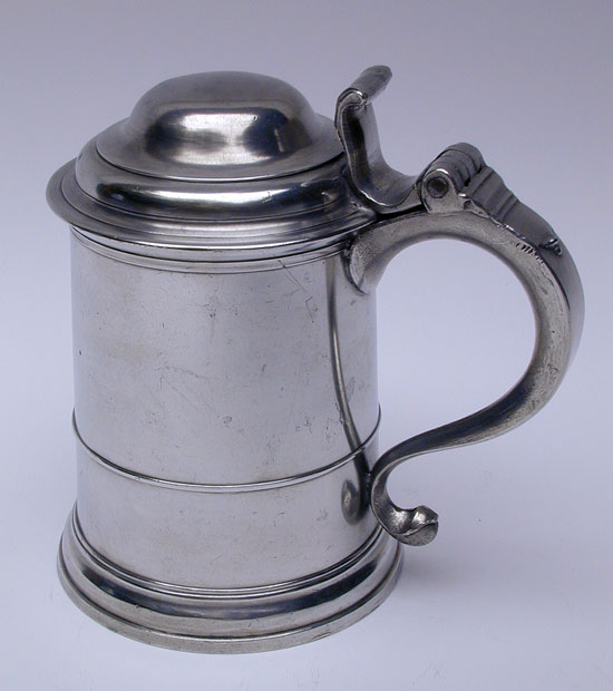 Another Quart Pewter Export Tankard by Thomas Swanson (TS)