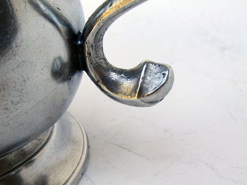 An Export Tulip Form Pewter Tankard by Ash & Hutton