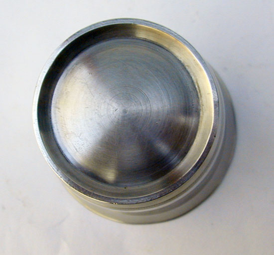 An Unmarked Trask Knurled Decorated Antique Pewter Beaker