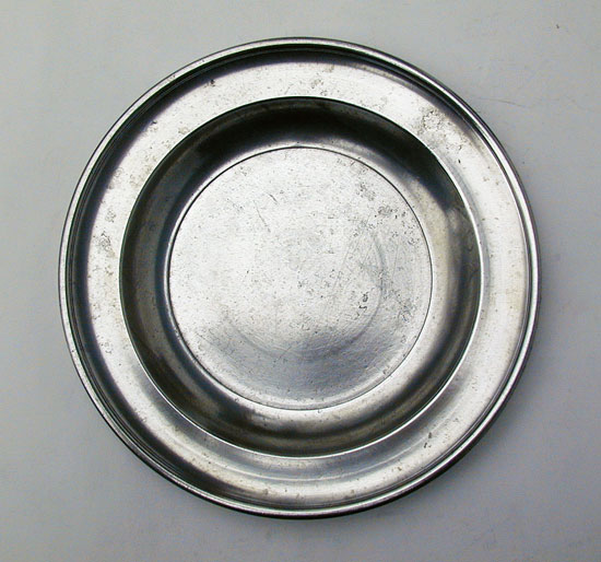 A Pewter Plate by the Boardmans