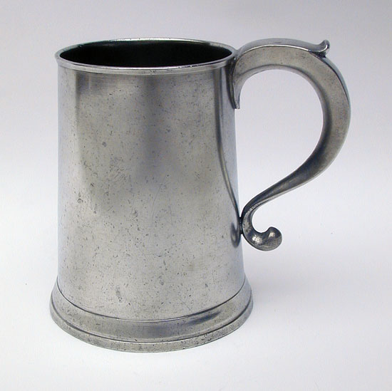 A Quart Pewter Export Mug by Robert Bush & Co