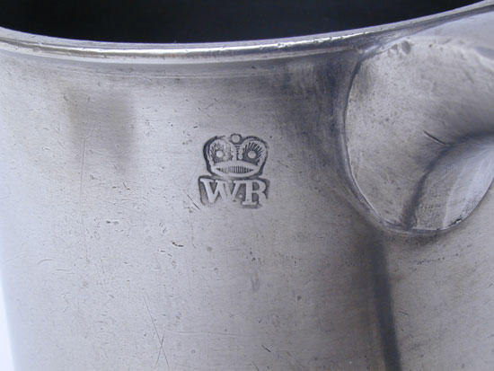 A  Pint Pewter Export Mug by Townsend & Compton