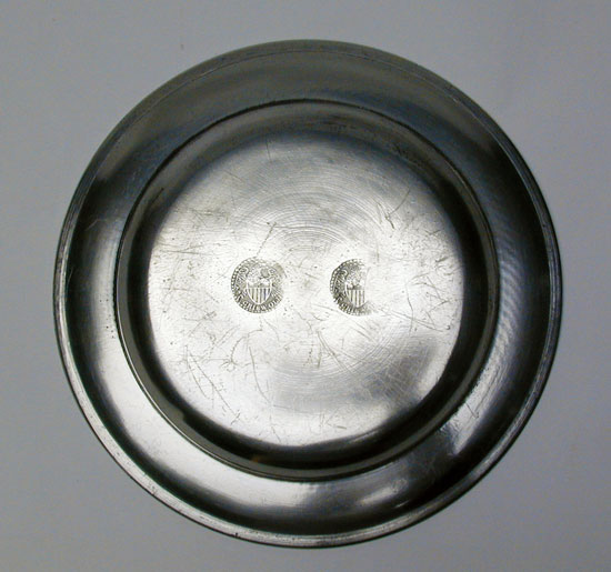 A Minty Example of an Ashbil Griswold Pewter Plate