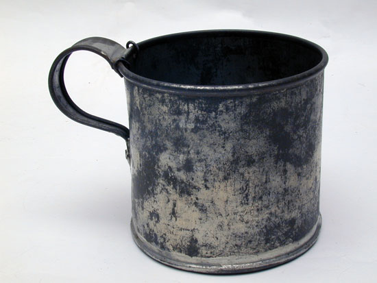 A Civil War Enlisted Man's Tinned Cup