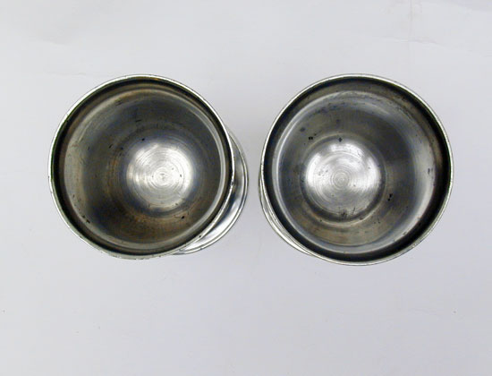 A Pair of Israel Trask Chalices