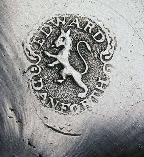 Pewter Plate by Edward Danforth