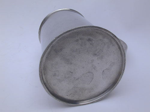 An Export Pewter Quart Taper-Sided Mug by Townsend & Compton