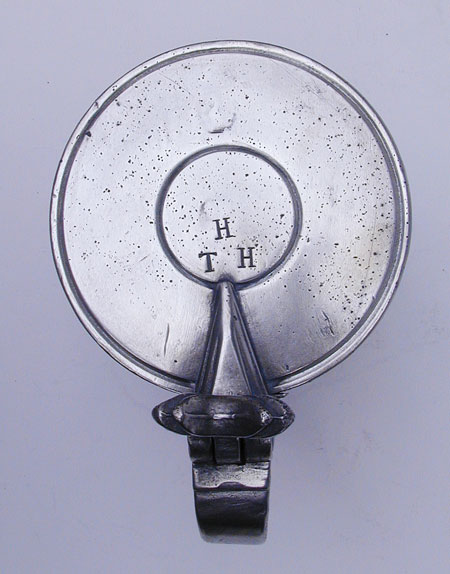 An English Quart Pewter Bud Baluster Measure