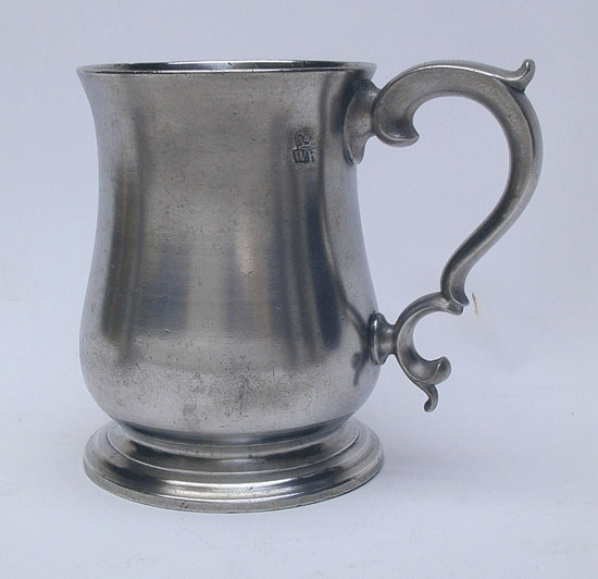 An Export Tulip Form Pewter Mug by Joseph Spackman
