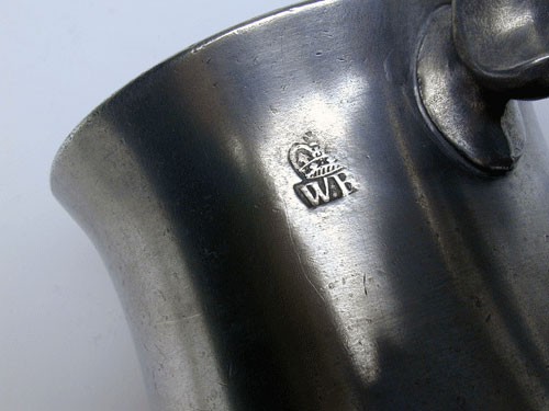 An Export Tulip Form Pewter Mug by Joseph Spackman