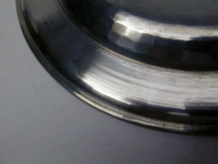A Set of Six Export Pewter Plates by Fasson and Son
