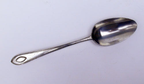 An Export Pewter Tablespoon by Townsend & Compton