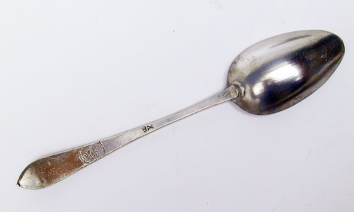 An Export Pewter Tablespoon by Townsend & Compton