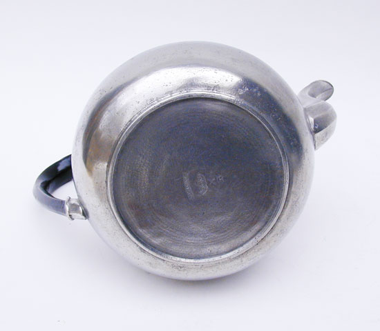 An Export Pewter Teapot by Crane & Stinson