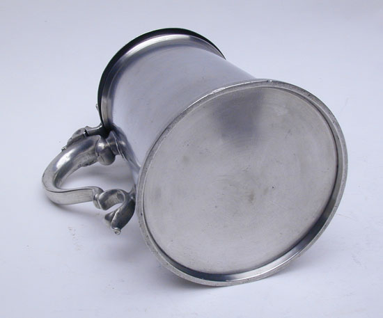 A Quart Pewter Export Tankard by Townsend & Compton