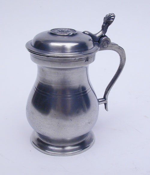 A Scottish Glasgow Gill Pewter Measure