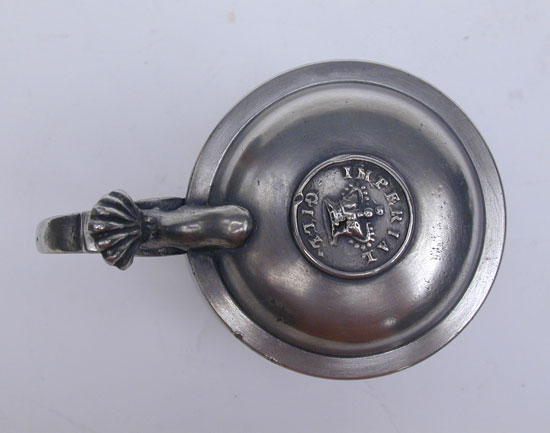 A Scottish Glasgow Gill Pewter Measure