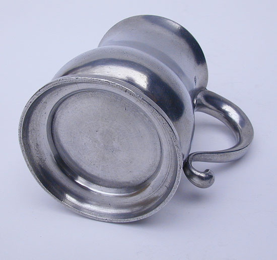 An Export Pewter Pint Tulip Mug by Townsend & Compton