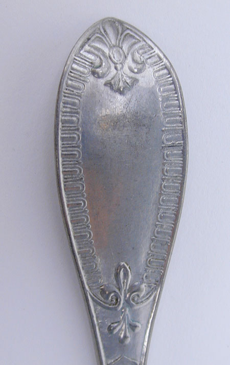 A Britannia Pewter Spoon with Legionnaire's Head Design