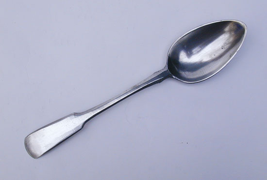 A Pewter Tablespoon by John Harrison Palethorp