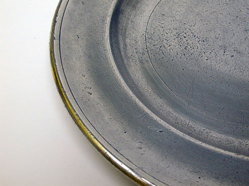 A Pewter Plate by Blakslee Barns