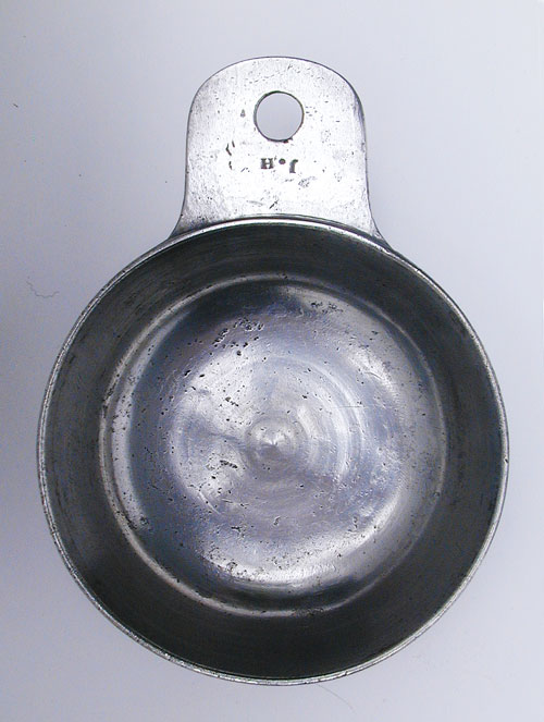 A Pennsylvania Tab Handle Porringer by an Unknown Maker