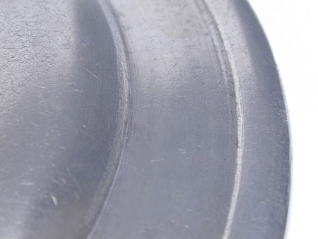 A Scarce Flat-Rim Pewter Plate by Nathaniel Austin