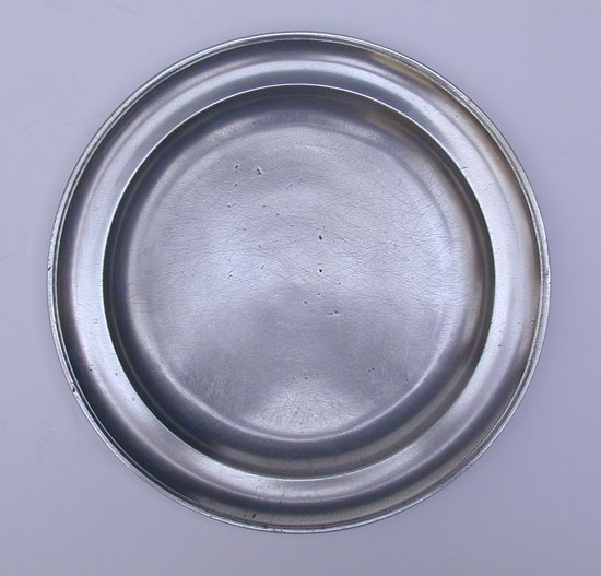 A Newport Pewter Plate by David Melville