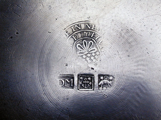 A Newport Pewter Plate by David Melville
