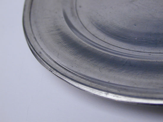 A Mint Single Reed Rim Plate by Edward Danforth